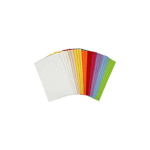 Craft Felt Sheets: Assorted Colours 20 x 30cm 24pc