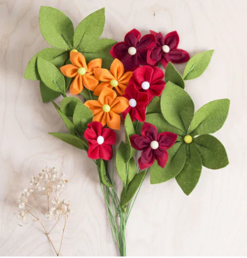 Crafter's Felt Flower Bouquet