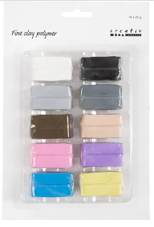 Fine Polymer Clay - Pastel Colours