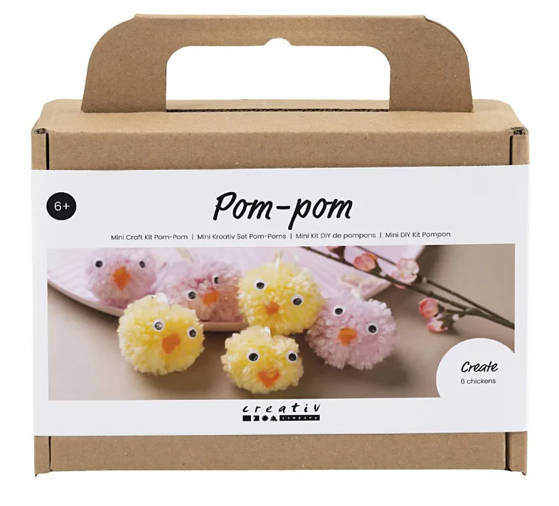 Mini Craft Kit: Pom-Pom Chicks