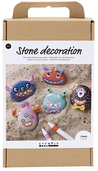 Craft Kit: Stone Decoration Monster