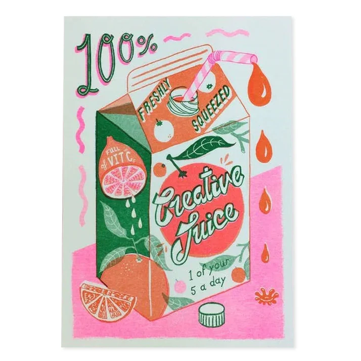 Creative Juice A4 Riso Print