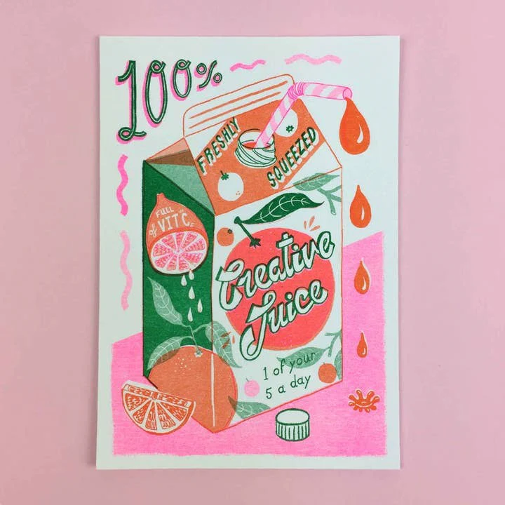 Creative Juice A4 Riso Print - Image 2