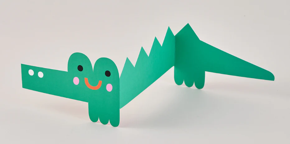 Croc Fold Out Card