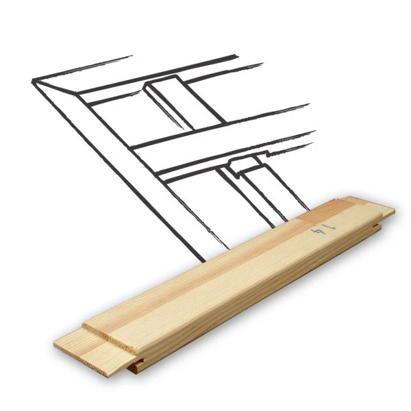 Cross Bar Branded Quality 16 mm x 44 mm x 42" Notch Back