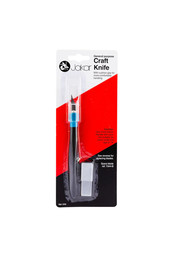 Cushion Grip Craft Knife With 5 Spare Blades