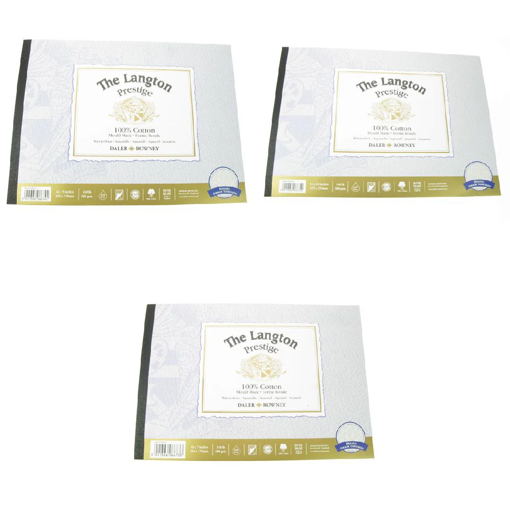 Langton Prestige Watercolour Pad Rough