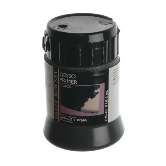 Daler Rowney Black Gesso Primer - Image 2