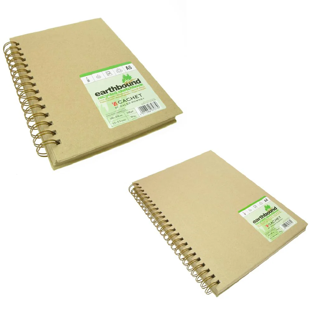 Daler Rowney Earthbound Recycled Sketchbook Wirebound