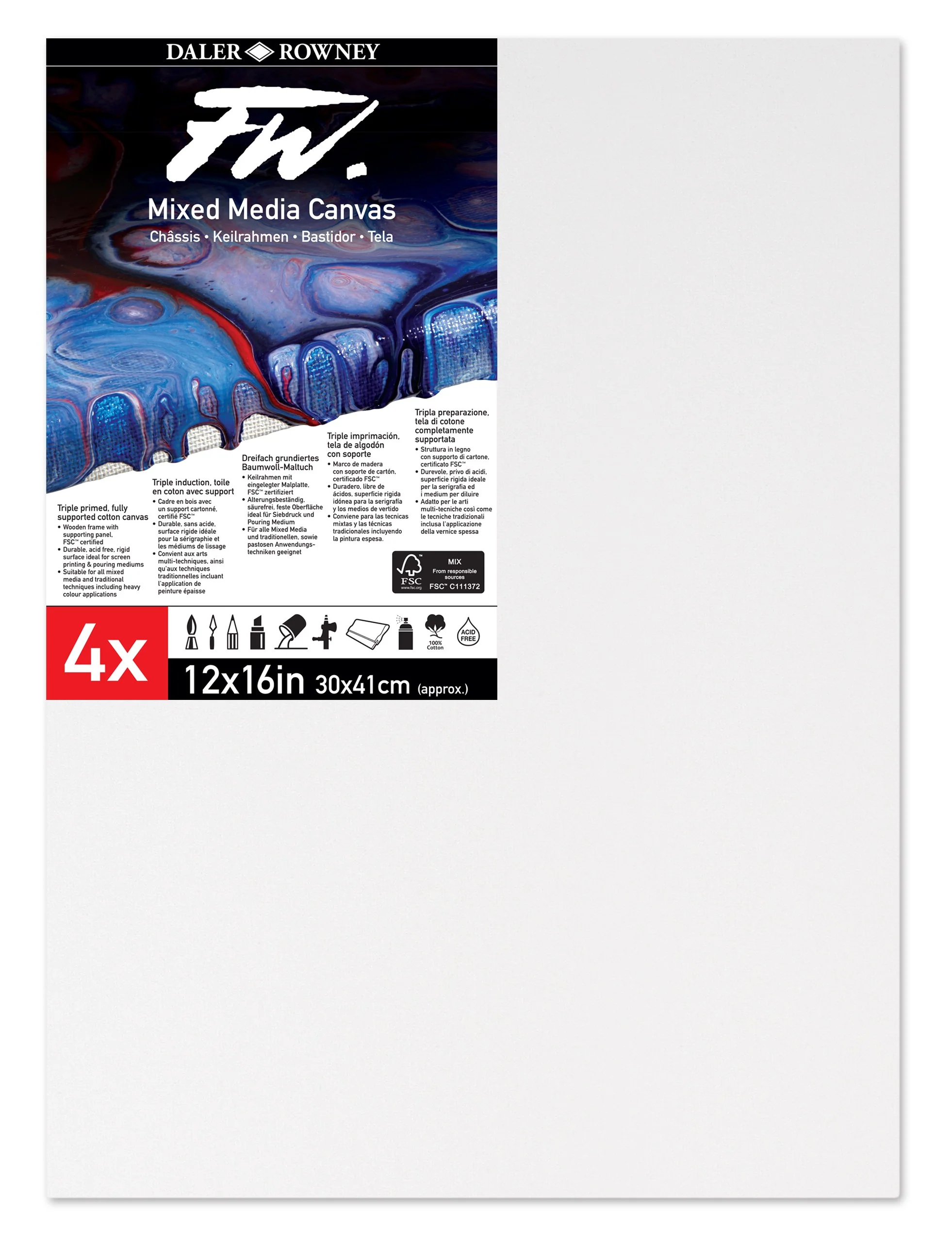 Daler Rowney FW Mixed Media Canvas