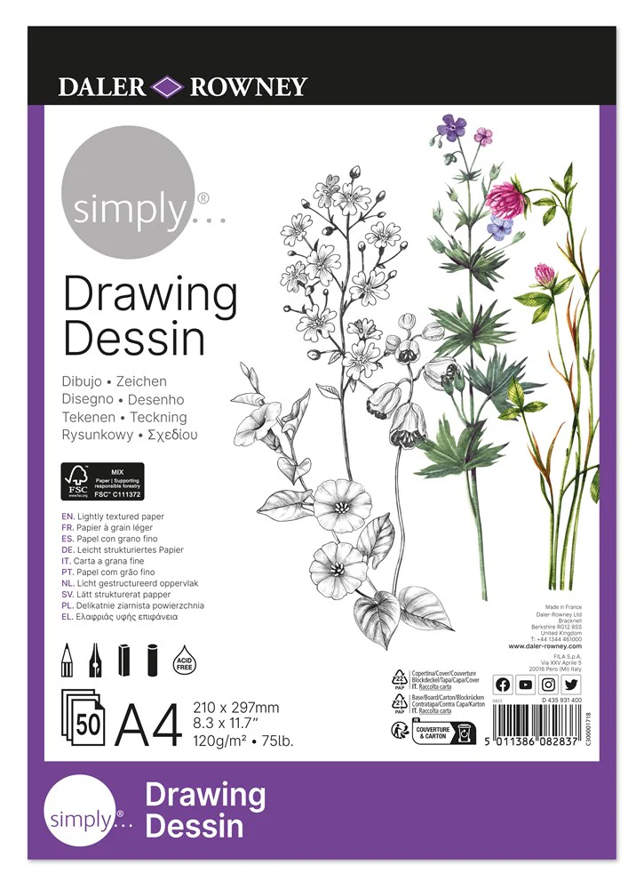Simply Drawing Pad A4
