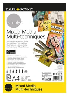 Simply Mixed Media Pad A4