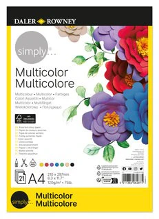 Simply Multicolour Pad A4