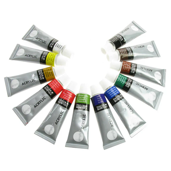 Simply Acrylic Paint Set 12 x 12ml