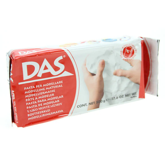 DAS Modelling Clay White 500g