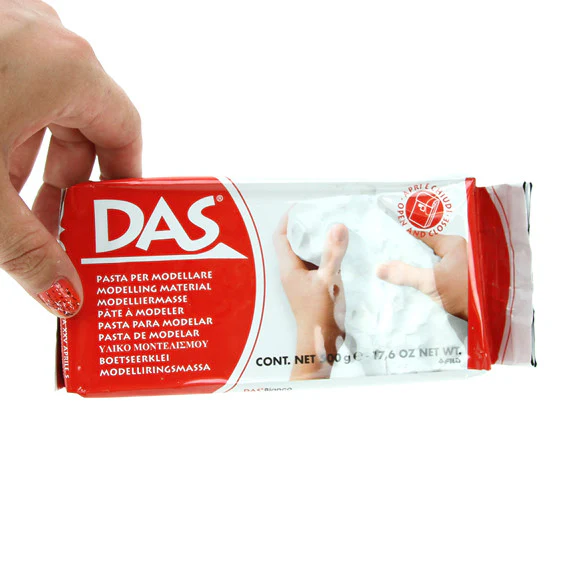 DAS Modelling Clay White 500g - Image 2