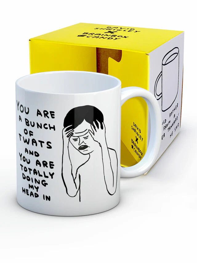 David Shrigley Mug – Bunch Of Twats