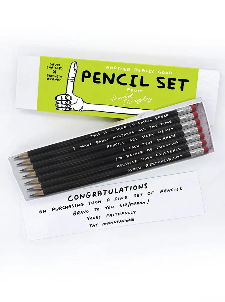 David Shrigley Pencil Set – Set 2