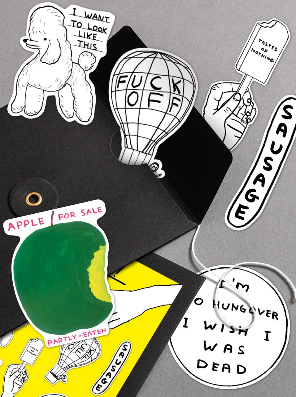 David Shrigley Stickers β Set 1 - Image 2