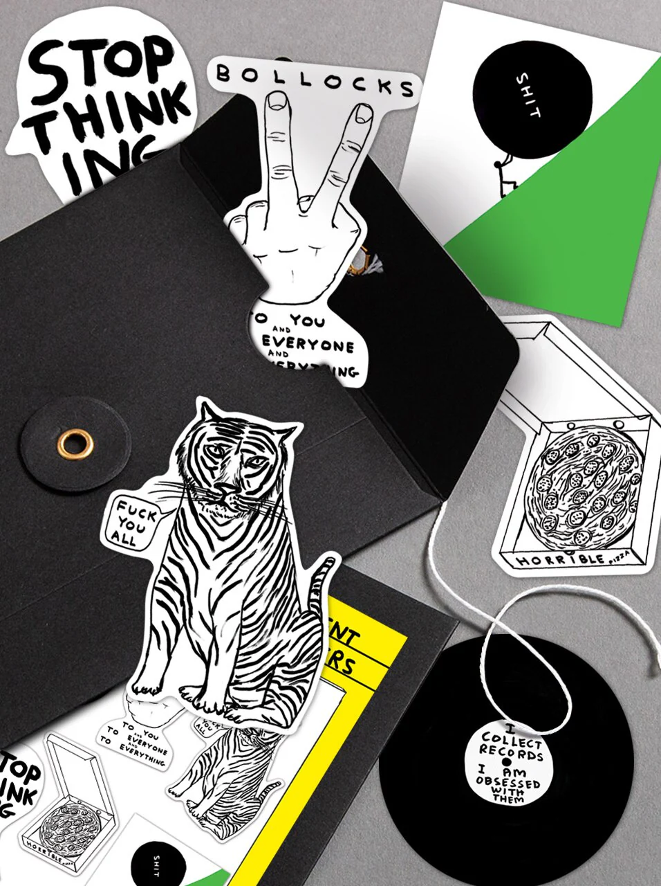 David Shrigley Stickers – Set 3 - Image 2