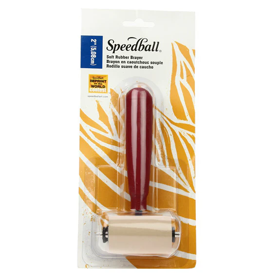 Speedball Deluxe Soft Rubber Brayer 2"