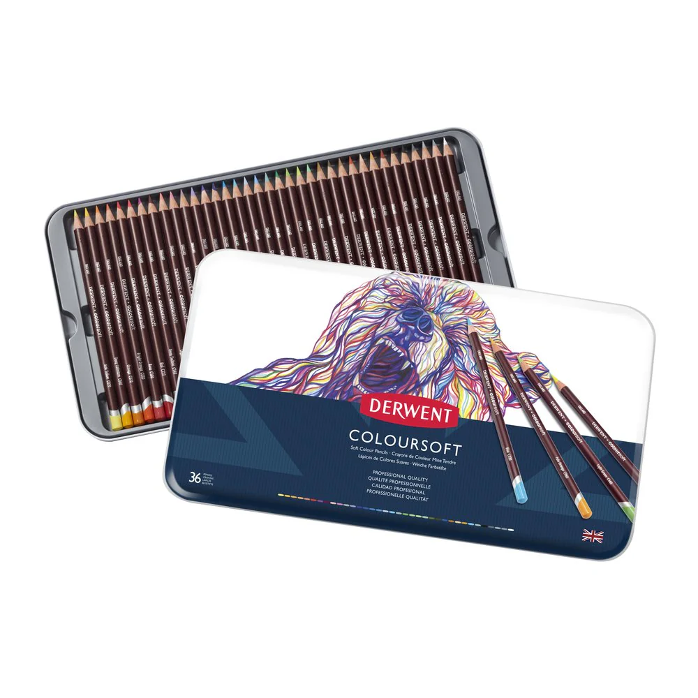 Derwent Coloursoft Tin Set - Image 3