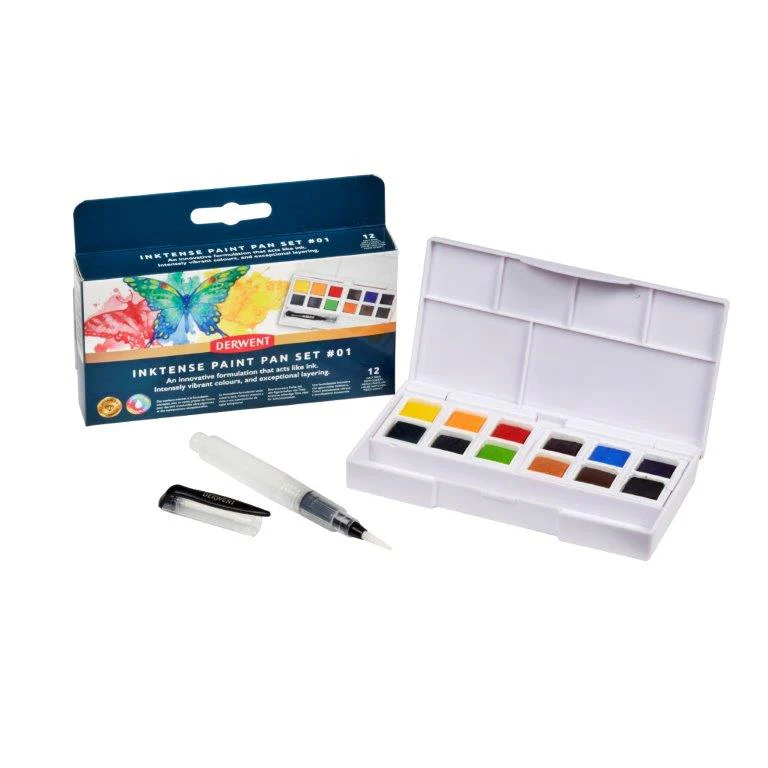 Derwent Set 01 Inktense Paint Pan Palette