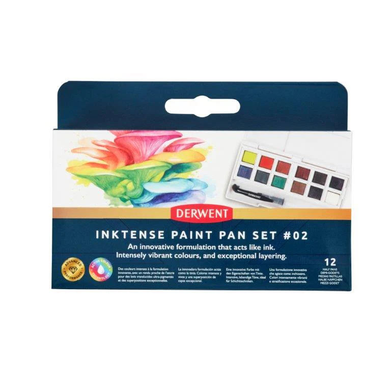 Derwent Set 02 Inktense Paint Pan Palette