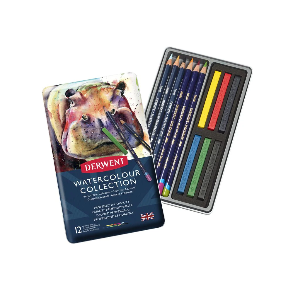Derwent Watercolour Collection Tin Set - Image 2