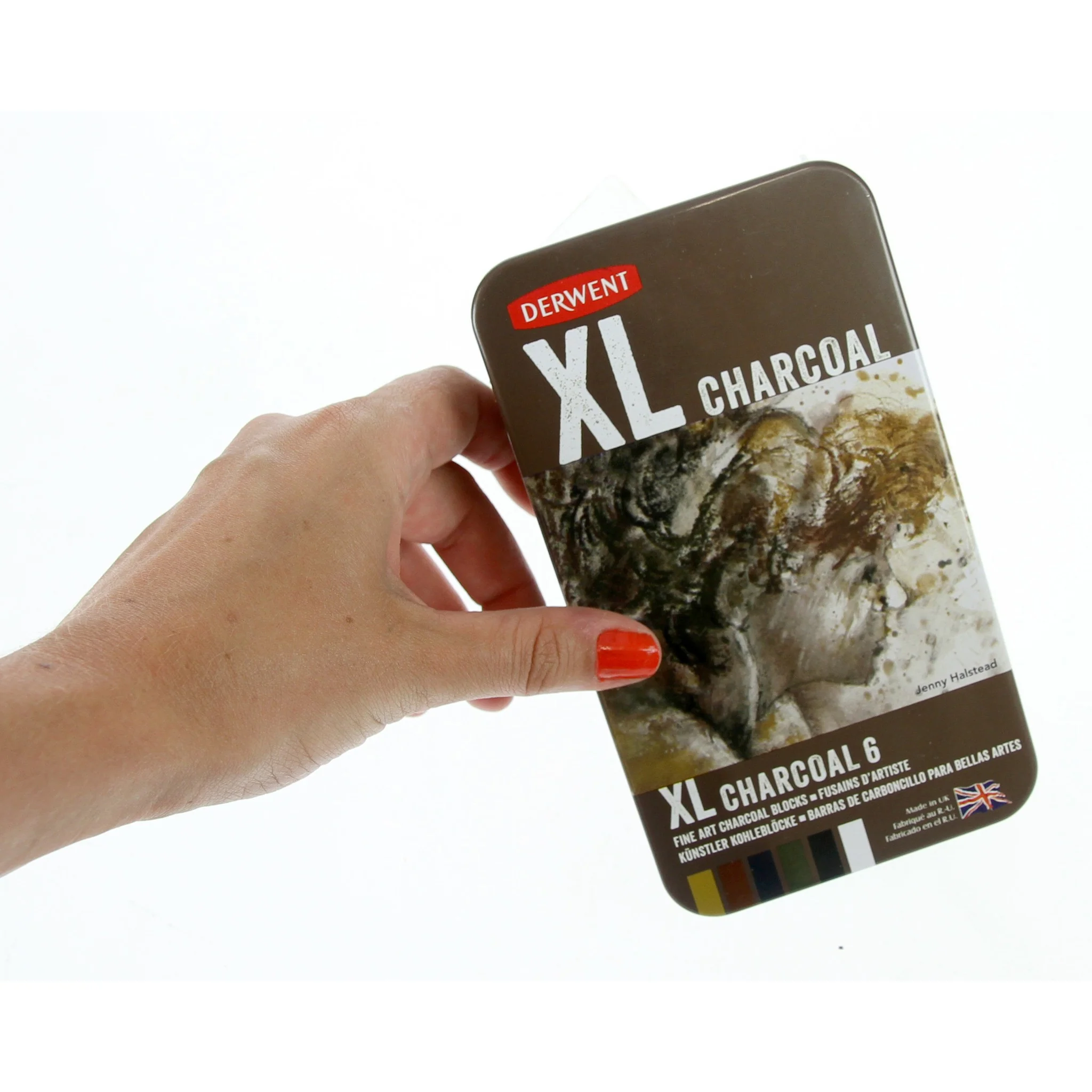 Derwent 6pk XL Charcoal - Image 3