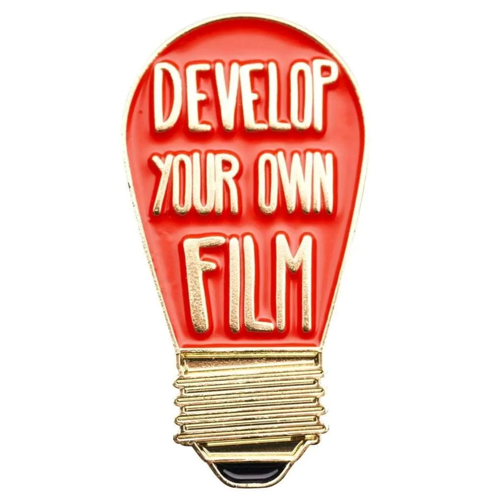 Develop Your Own Film Red Bulb Pin