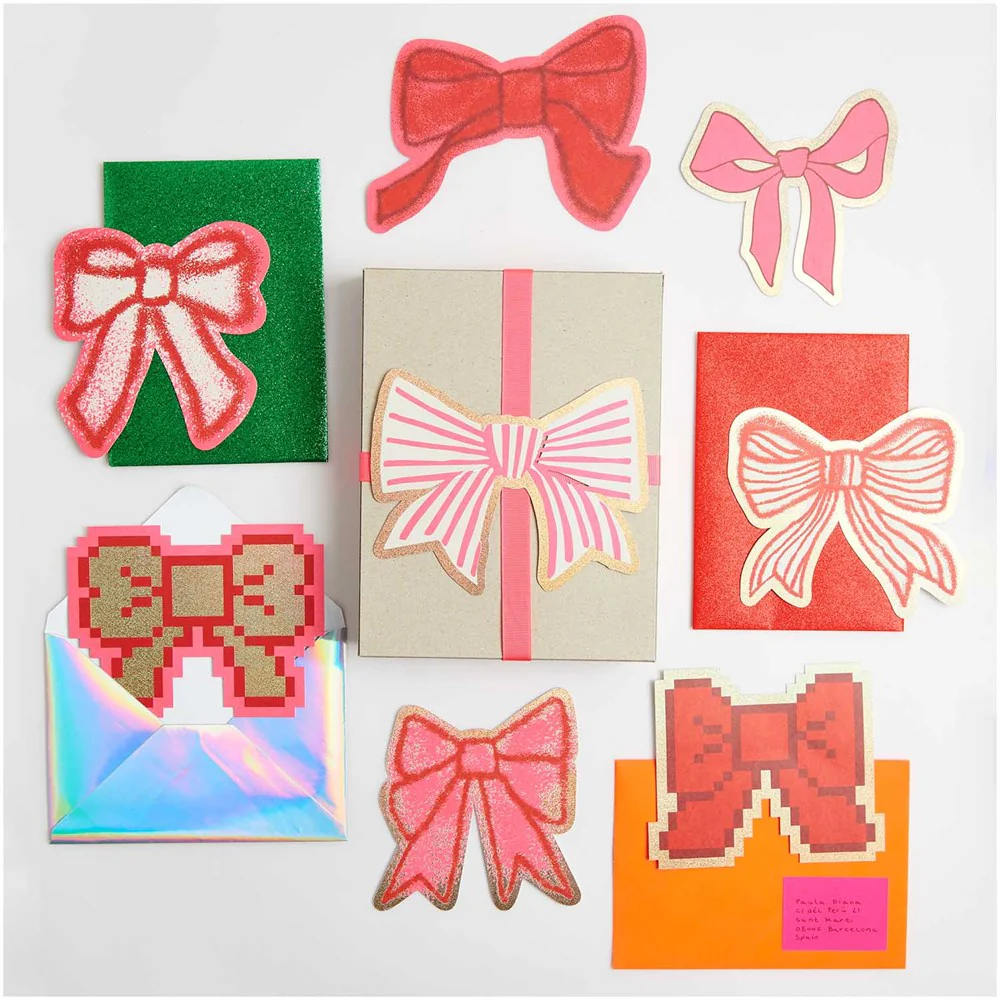 Paper Poetry Card Set Bows - Image 2