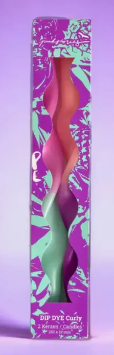 Dip Dye Curly Miami Edition Purple - Image 2