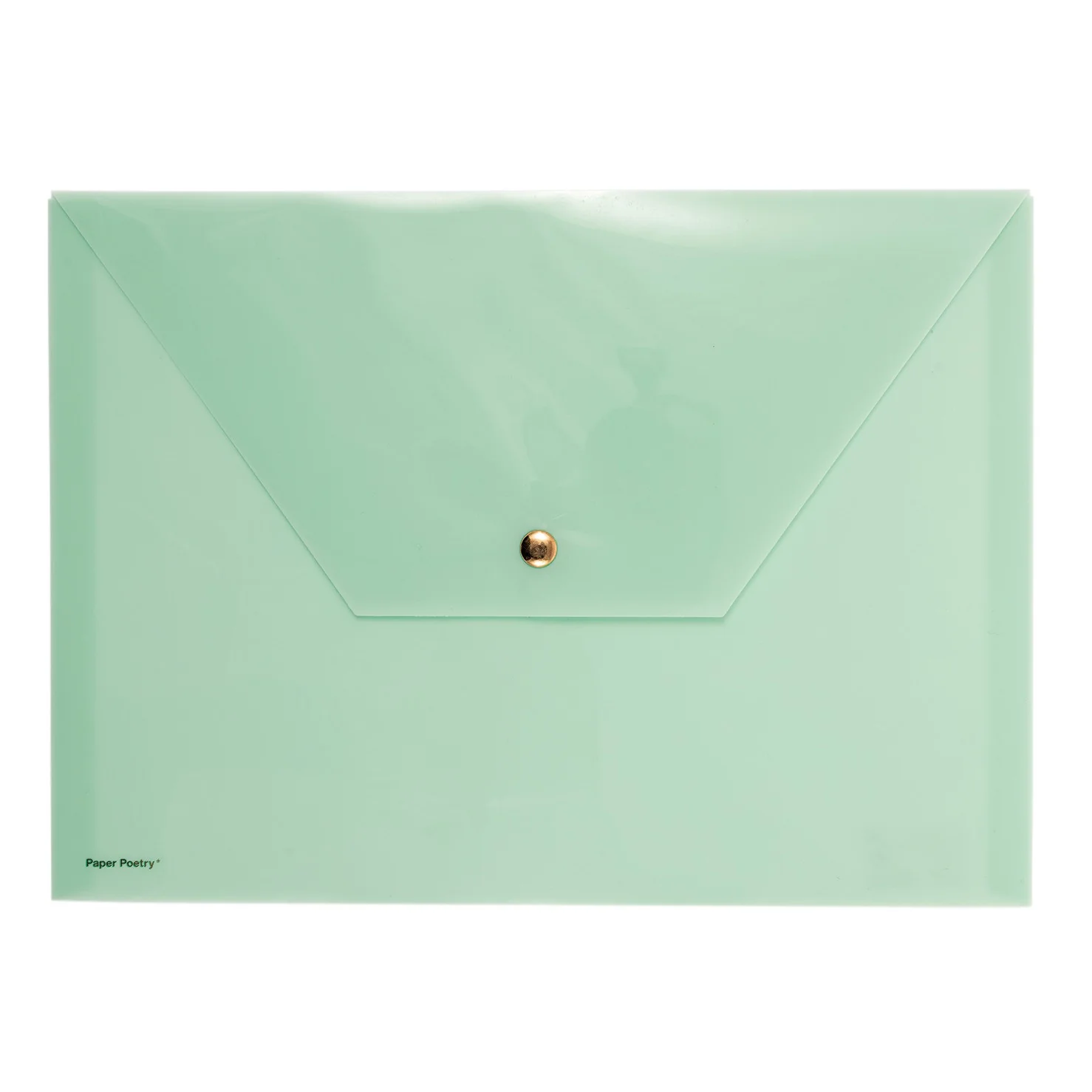 Paper Poetry A4 Document Folder Mint