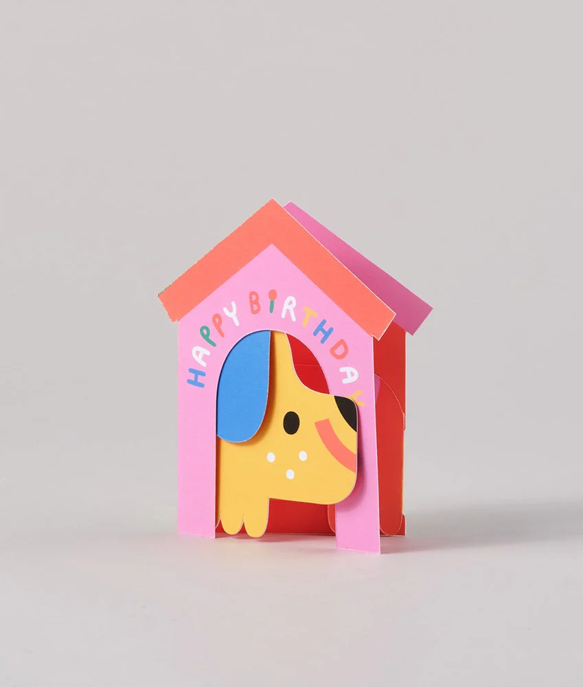 Dog In House Fold Out Card - Image 2
