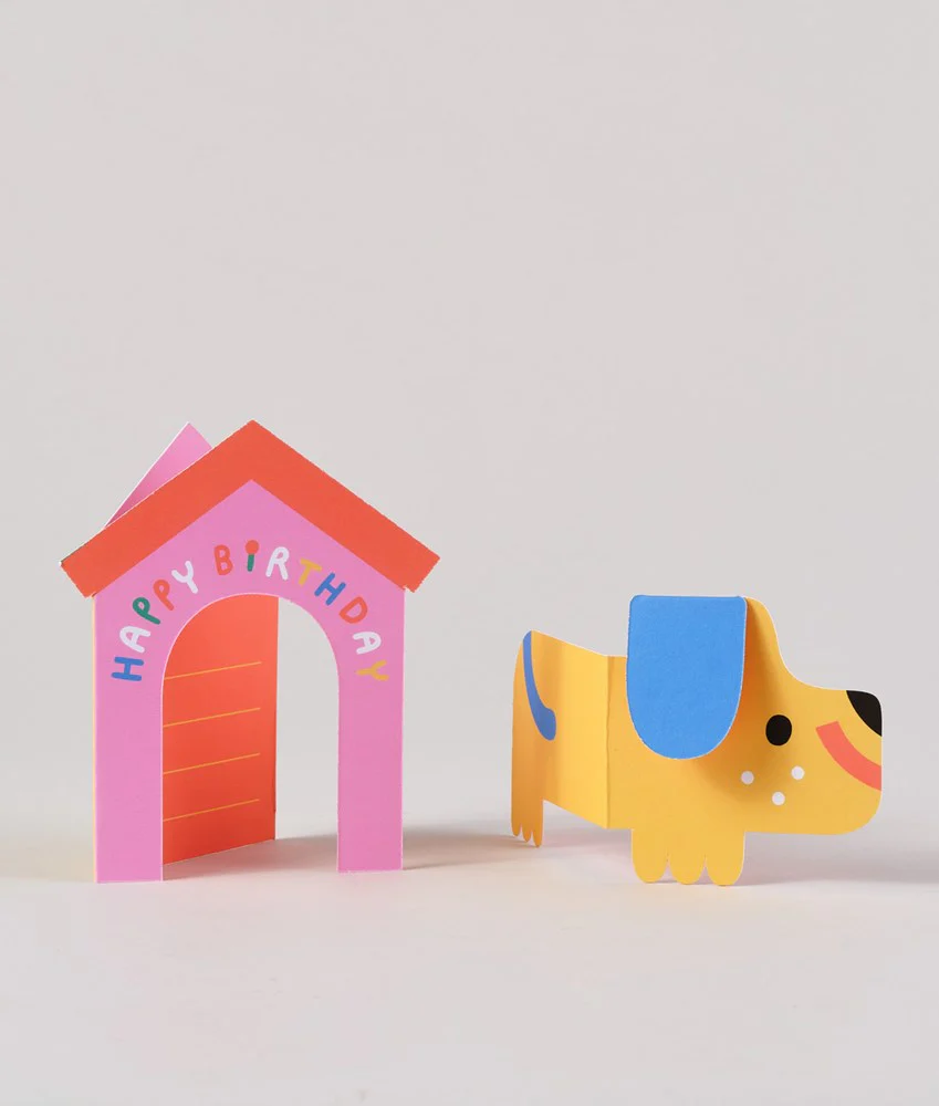 Dog In House Fold Out Card - Image 3