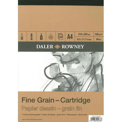 Fine Grain Drawing Pad Cartridge Paper A4 160gsm
