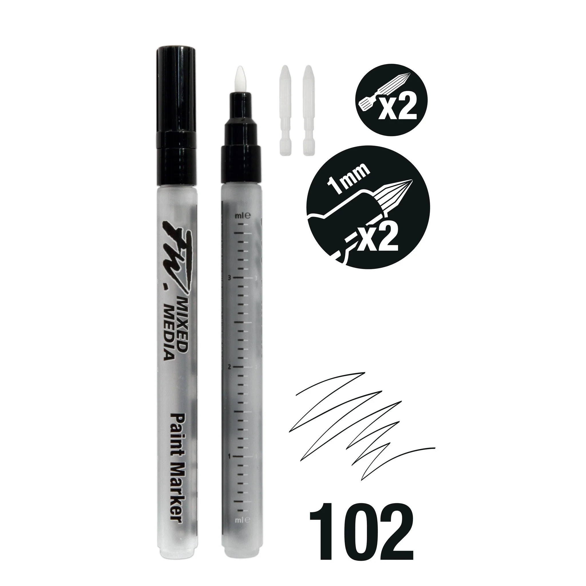 FW Paint Marker Set 102