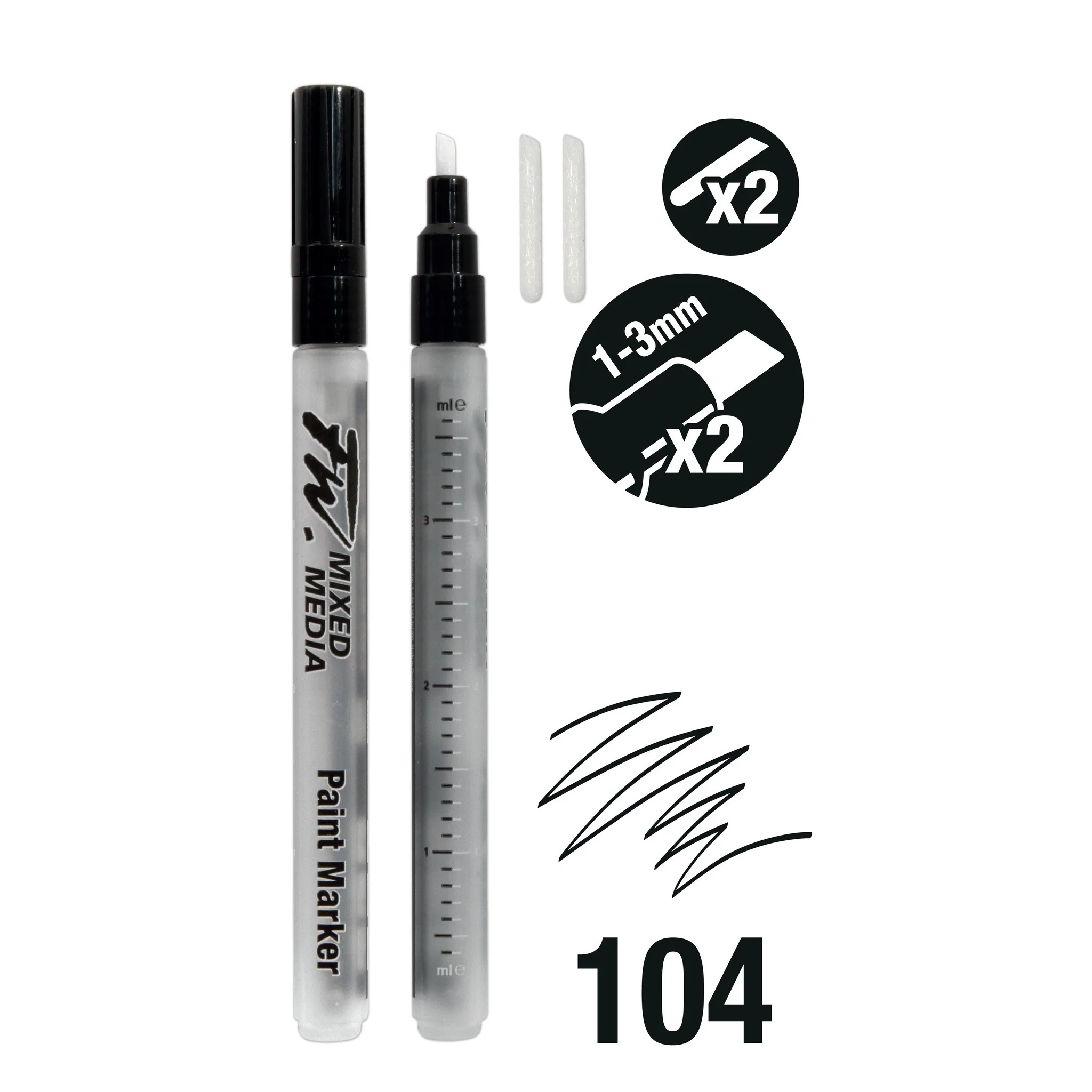 FW Paint Marker Set 104