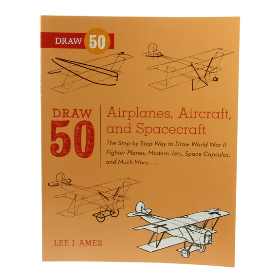 Draw 50 Airplane, Aircraft and Spacecraft