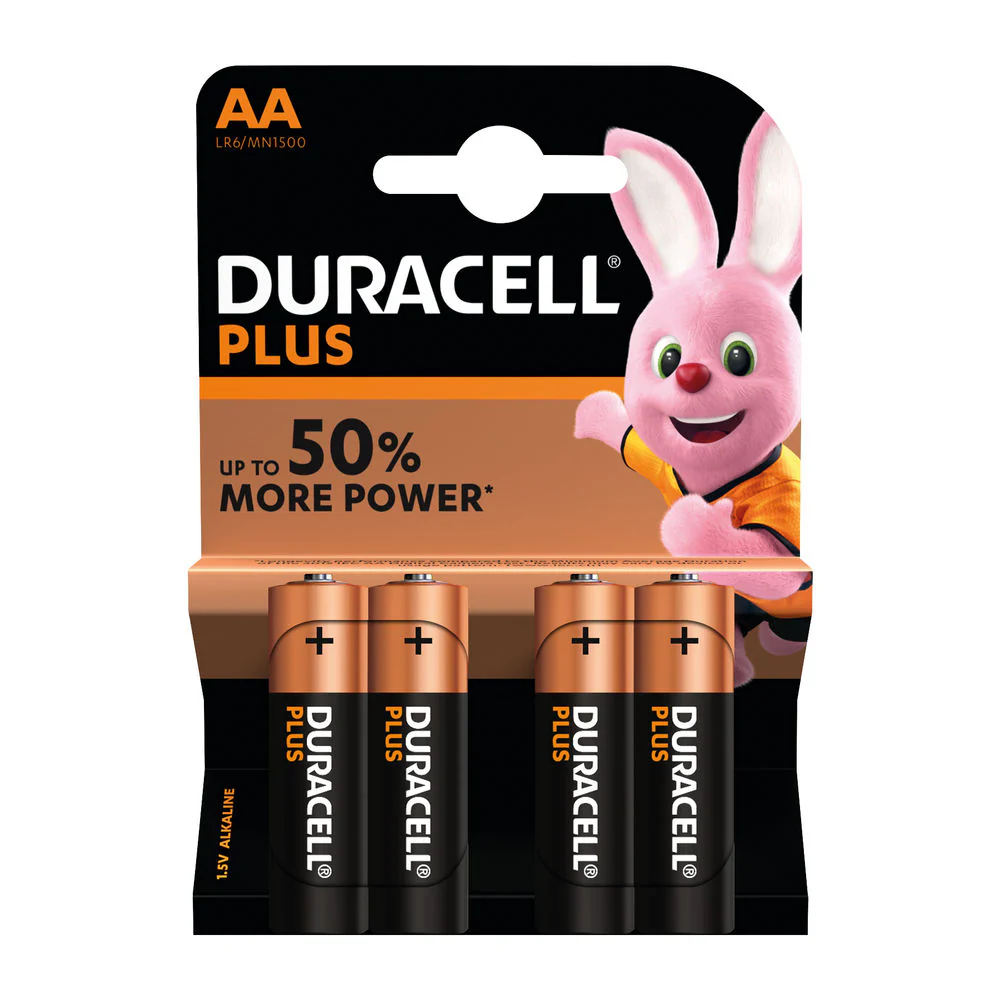 Duracell Plus Batteries 4 Pack - Image 2