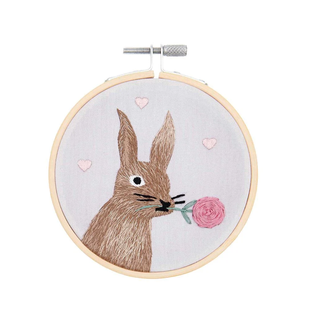 Rico Embroidery Kit Traced Bunny
