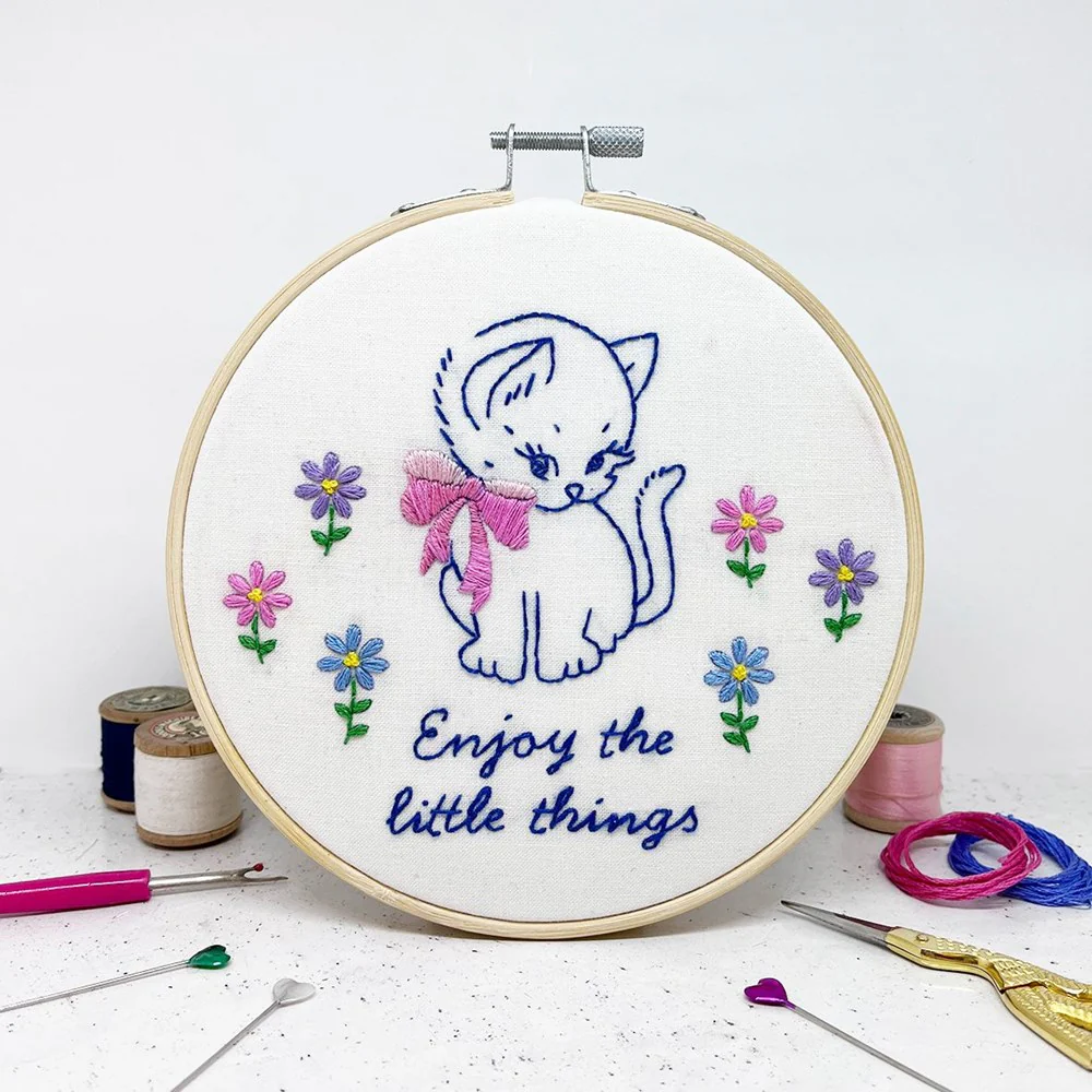 Enjoy The Little Things Embroidery Kit
