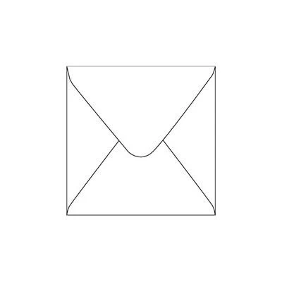 Envelopes Small Square White 50 Pack