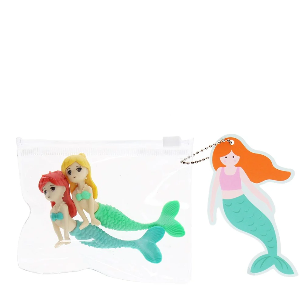 Erasers (set of 2) - Mermaid