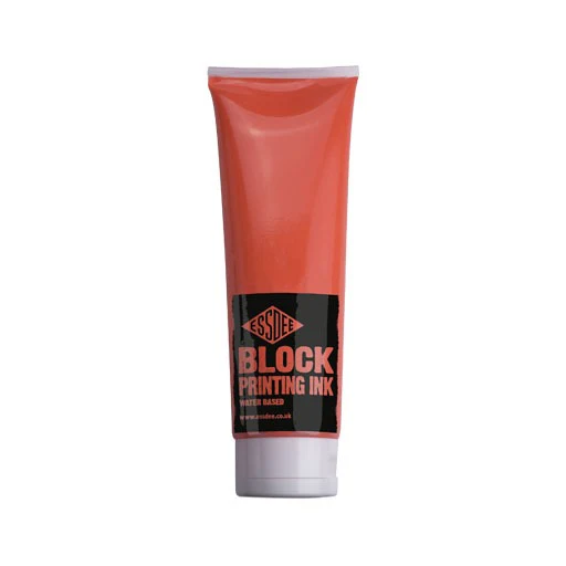Essdee Block Printing Ink Fluorescent Orange 300ml