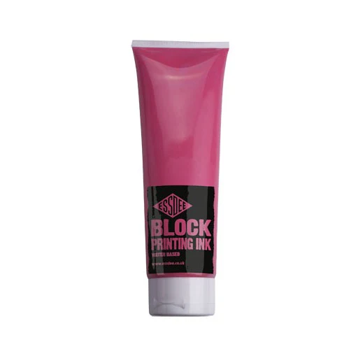 Essdee Block Printing Ink Fluorescent Red 300ml