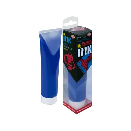 Essdee Premium Water-based Block Printing Ink Brilliant Blue 100ml