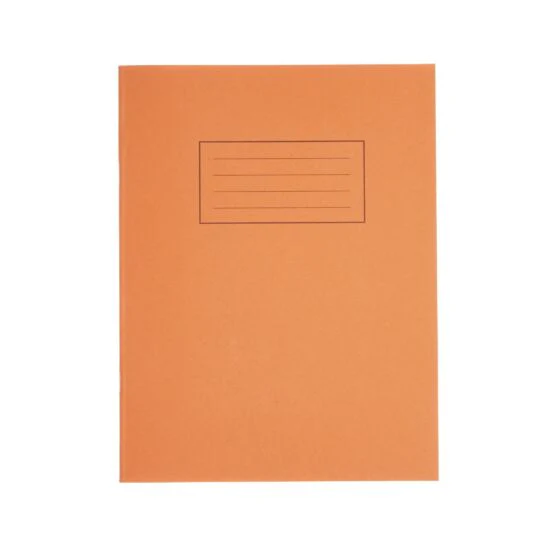 Exercise Book 229x178mm Squared - Orange