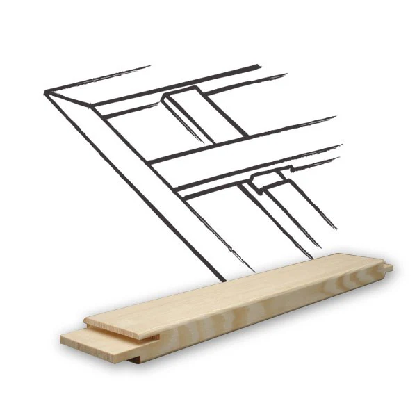 Exhibition Cross Bar 22 mm x 59 mm x 80 cm